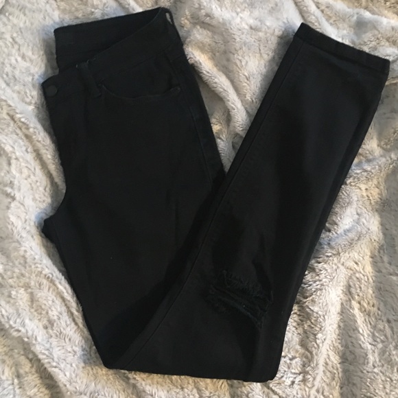 Solo Design Lab Black Ankle Skinnies - Picture 1 of 4
